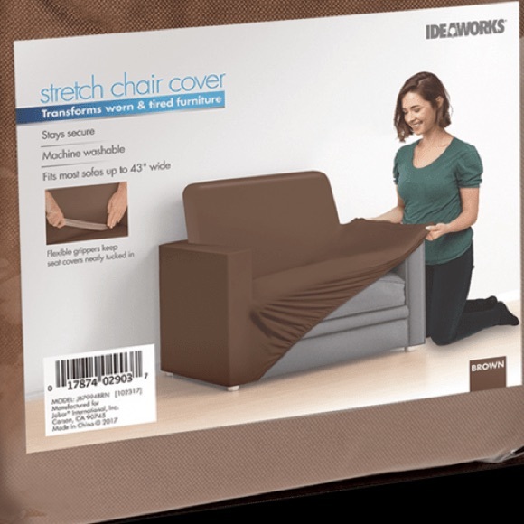 Ideaworks Chair Cover, 92% polyester, 8% spandex - Picture 3 of 5